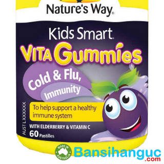 Bán sỉ nature”s way kids smart vita-gummies multi-vita 60 viên - cung cấp vita gummies cho bé biếng ăn giá sỉ