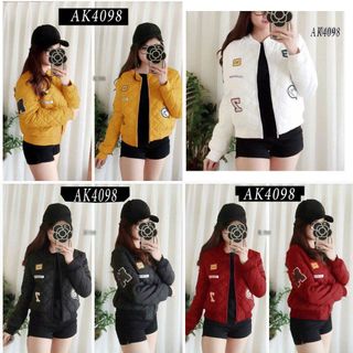 Ak4098 áo khoác phao nữ dễ thương