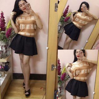 Áo len tay lửng