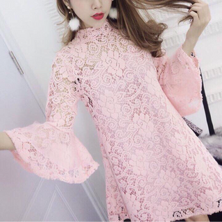 Đầm ren suông