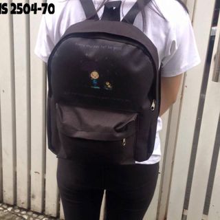 Balo simple in icon dễ thương