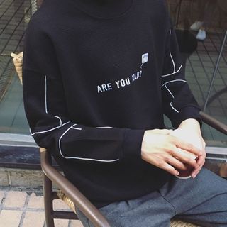 áo len nam phong cách hàn- nhật
