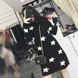 Đầm xuông ngôi sao noel