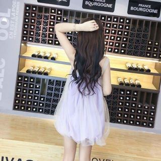Đầm 2d lưới bo