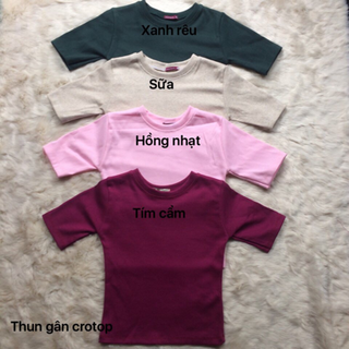 Áo thun gân tay lở