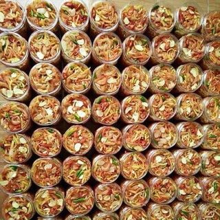 Mắm tép đu đủ