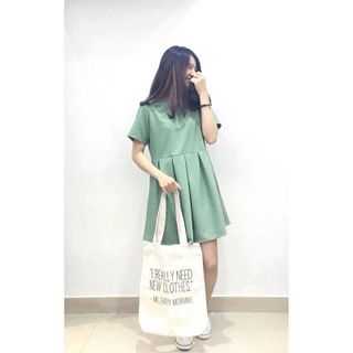 Đầm cotton lạnh