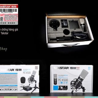 Microphone condenser thu âm takstar pc-k500 suite
