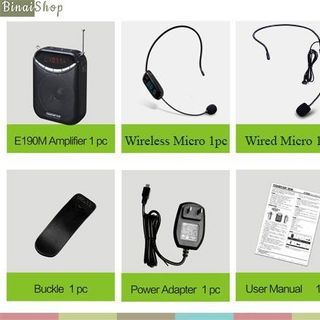 Máy trợ giảng không dây takstar e190m w
