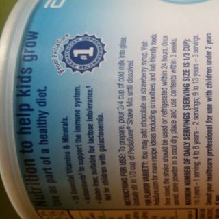 Pediasure vanilla 397g hoa kỳ