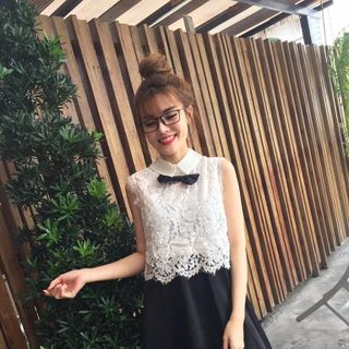 Ms15 - đầm ren tiểu thư