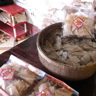 Bánh phồng chuối đặc sản quê hương