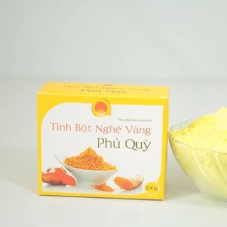 Tinh bột nghệ phủ quỳ hộp 100g