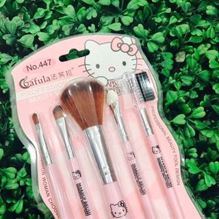 Bộ cọ hello kitty 447 với 5 cây cọ lông cực mềm