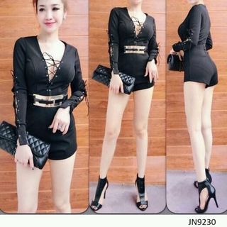 Jn9230 - jump tay dài đan dây cá tính