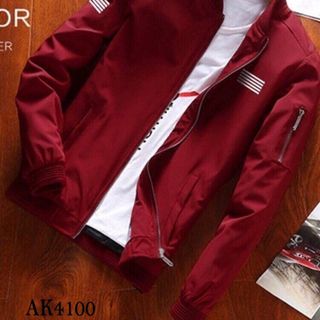 Ak4100 áo khoác nam kaki lót dù bomber