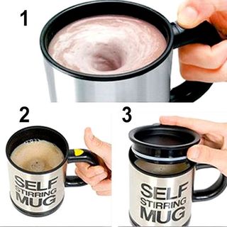Ly khuấy cafe tự động self stirring mug