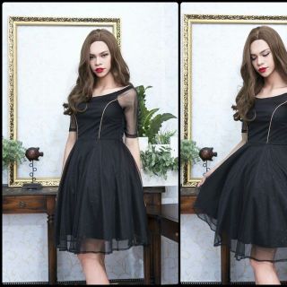 Đầm ren đen – hồ ngọc hà