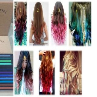 Phấn nhuộm tóc tạm thời - phấn tiên - phấn master pastel