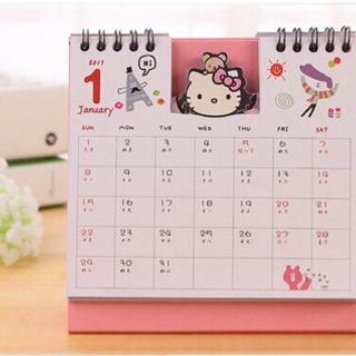 Lịch để bàn hoạt hình