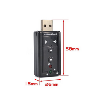 Mini 71 ch kênh usb card âm thanh mic loa 3d