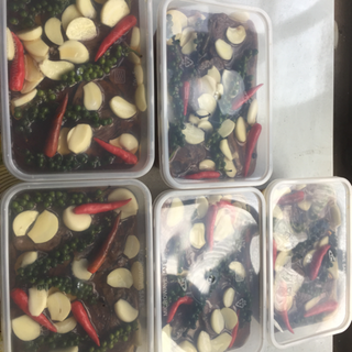 Bắp bò ngâm nước mắm250k/500gr
