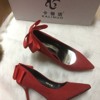 Giày cao gót da lộn