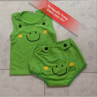 Bộ chíp vải cotton cho bé