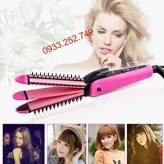 Tự tay tạo những kiểu tóc thời trang quyến rũ mà không tốn quá nhiều thời gian chi phí hãy nhanh tay để sắm 1 chiếc lược điện uốn cúp nova 3 in 1
