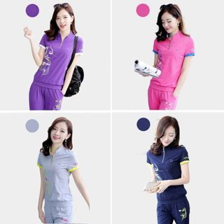 Bộ lửng thể thao cô gái phối dây kéo xanh đen sành điệu