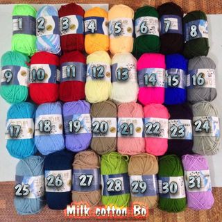 Len milk cotton bò