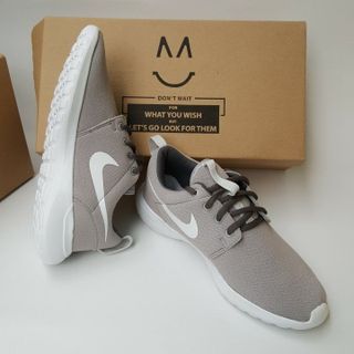 Giày thể thao nk xám khói móc trắng nam