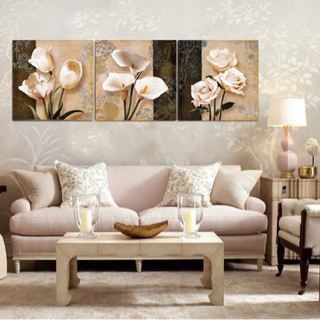 Tranh nghệ thuật ảnh bìa kích thước 30x55cmx3 tấm