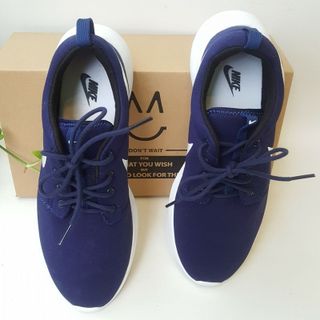 Giày thể thao nk xanh đen móc trắng nam