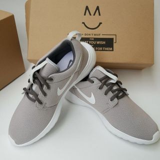 Giày thể thao nk xám khói móc trắng nữ
