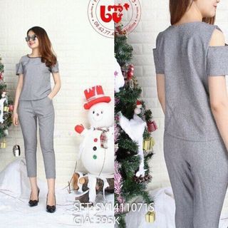 Set trễ vai dây truyền cổ