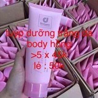 Tuyp duong trang da body hong
