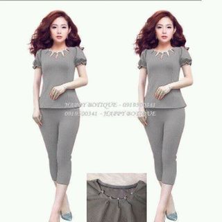 Set cổ đính ngọc trai