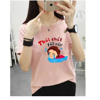 Áo thun ép nhiệtép theo yêu cầu ms96