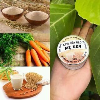 Kem sữa gạo mẹ ken