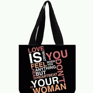 Túi tote in chữ