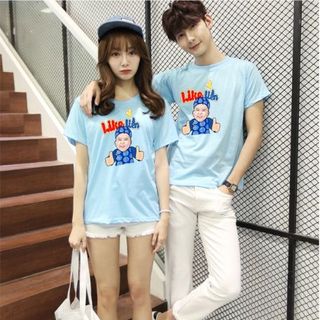 Áo thun ép nhiệt ép theo yêu cầu ms101