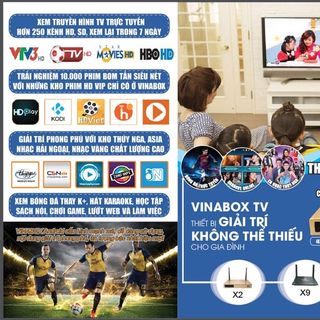 Android tv box vinabox x2 - box tivi internet android chính hãng giá hấp dẫn lõi tứ