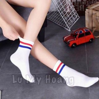 Vớ 2 sọc nhiều màu