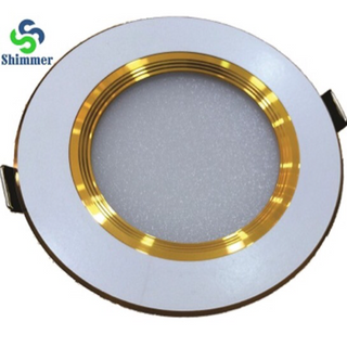 Downlight s0441-7w viền bạc-viền vàng