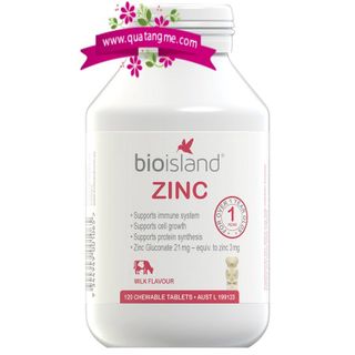 Bổ sung kẽm bio island zinc cho trẻ
