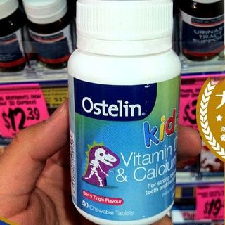 Ostelin vitamin d calcium kids chewable 50 - bổ sung canxi và vitamin d cho bé