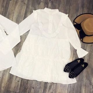 Couple đầm suông nữ áo sơmi