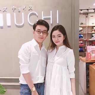 Couple đầm suông nữ áo sơmi