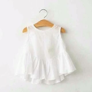 Áo croptop phối bèo xéo